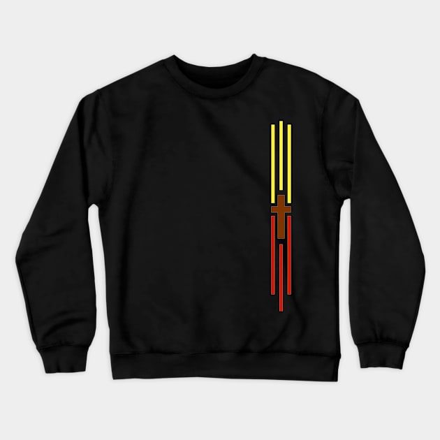 Christian - He Is Risen Crewneck Sweatshirt by rayraynoire